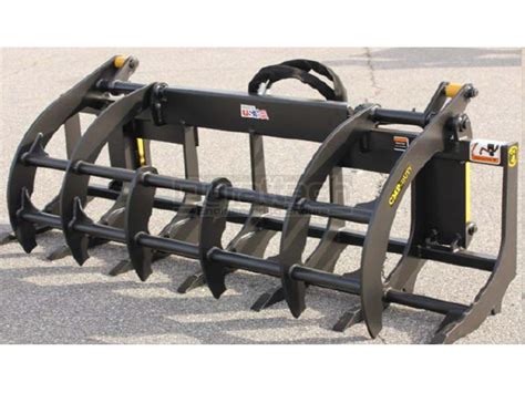 mini skid steer root grapple|60 inch root rake grapple.